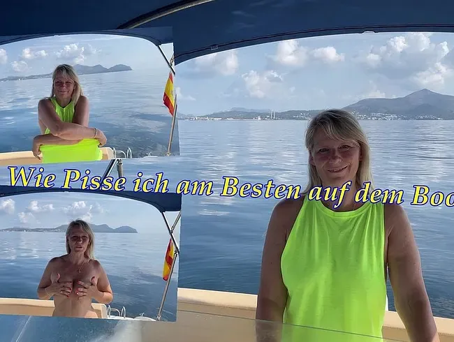 Wie Pisse ich am Besten vom Boot aus